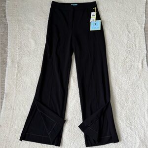 NWT Cece black size 4 trouser with split hem design